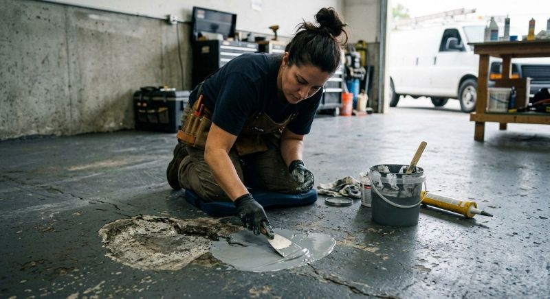 Basement Floor Epoxy Service in Fairfax, VA