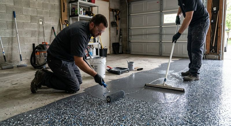 Garage Floor Renovation in Greenville, SC